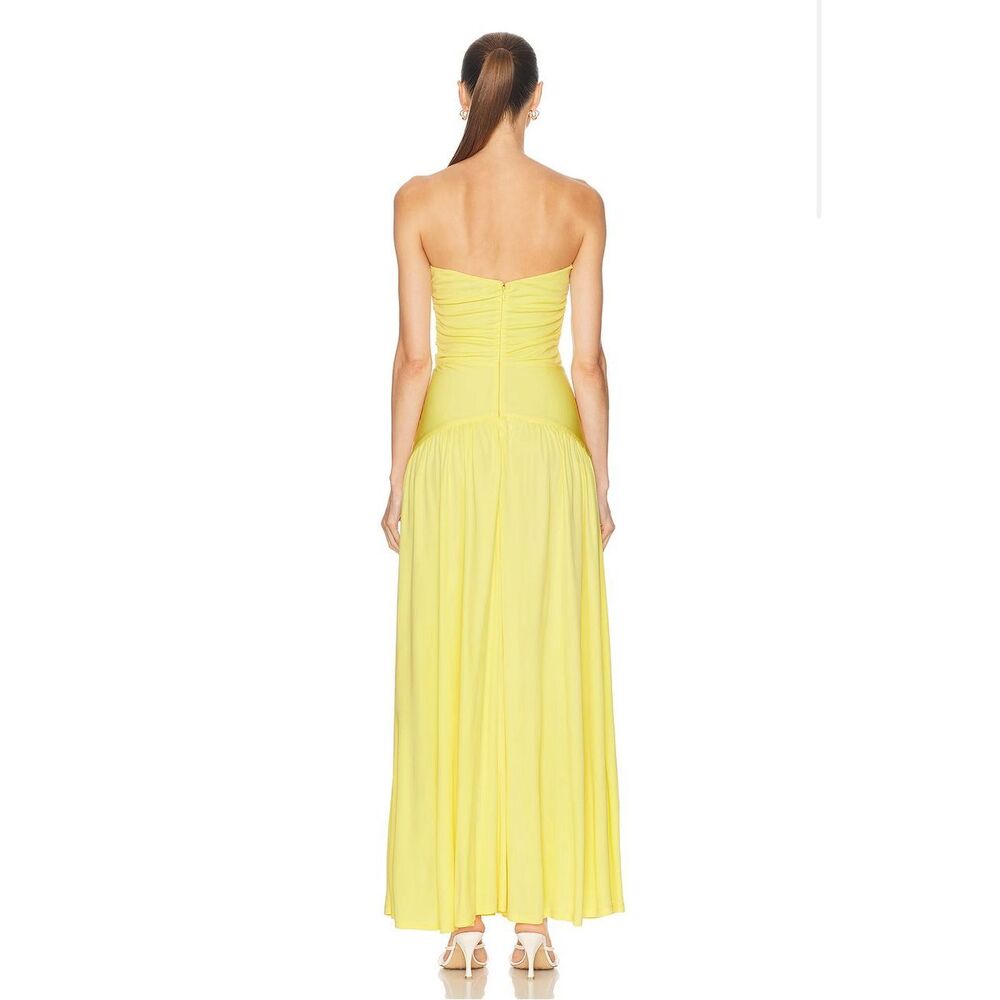 STAUD Mariana Dress in Pale Honey Size Small READ - Picture 3 of 8